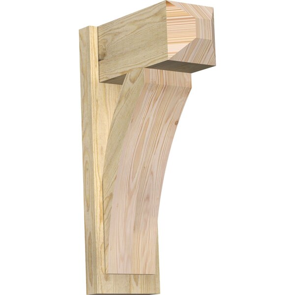 Ekena Millwork Thorton Craftsman Rough Sawn Outlooker, Douglas Fir, 8"W x 16"D x 28"H OUT08X16X28THR04RDF - main